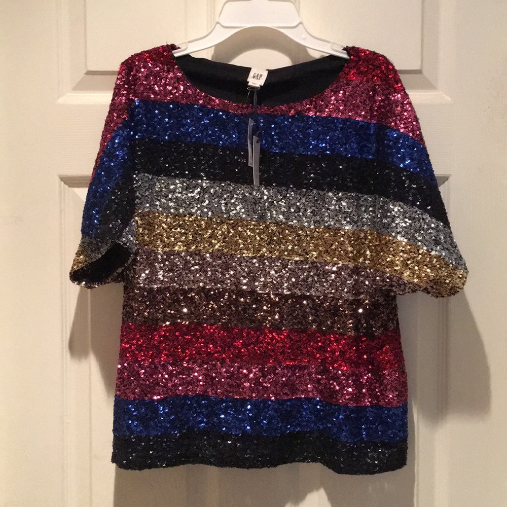 Gap Sequin Blouse